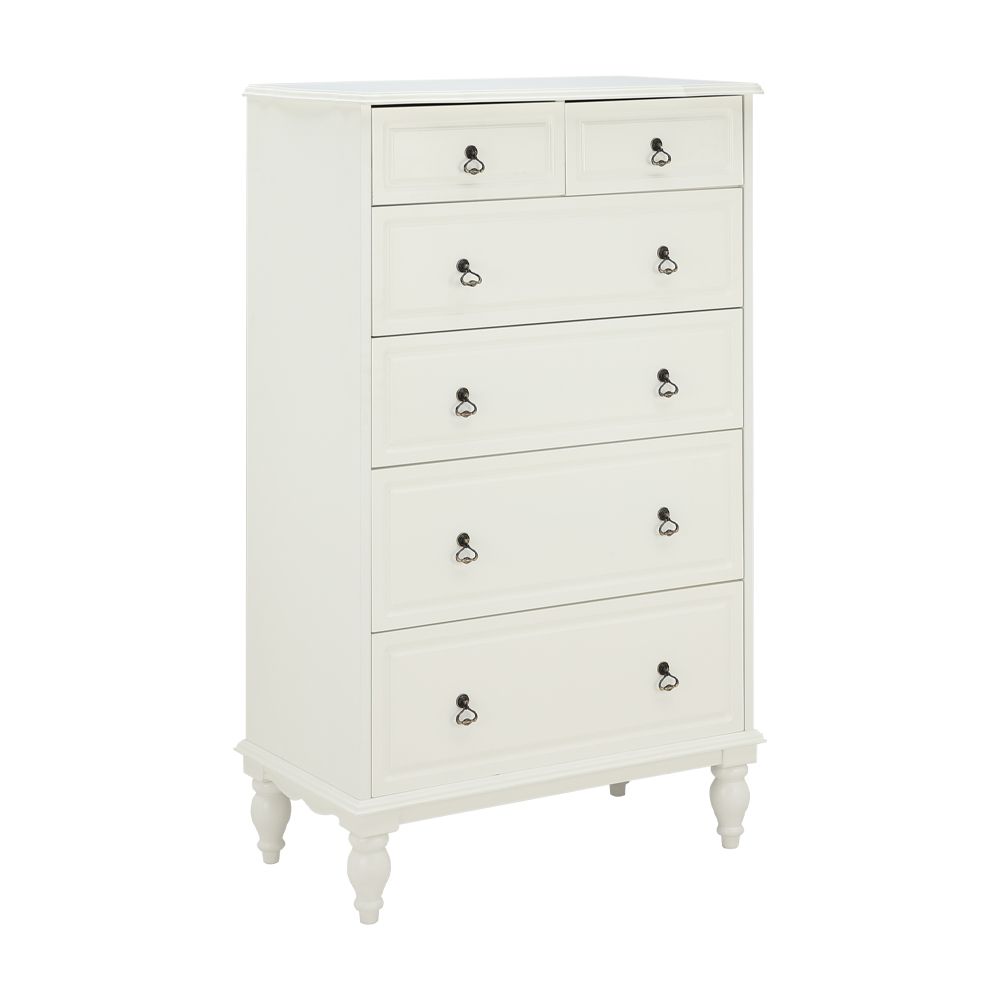 ตู้ 6 ลิ้นชัก รุ่นอนาสตาเซียพลัส ขนาด 80 ซม. - สีขาว