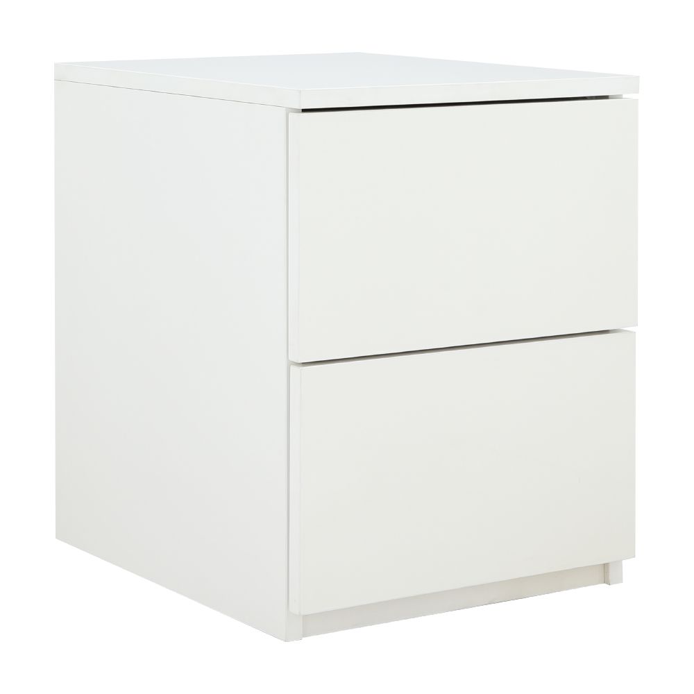 ตู้ข้างเตียง 2 ลิ้นชัก รุ่นแมกซี่ ขนาด 40 ซม. - สีขาว