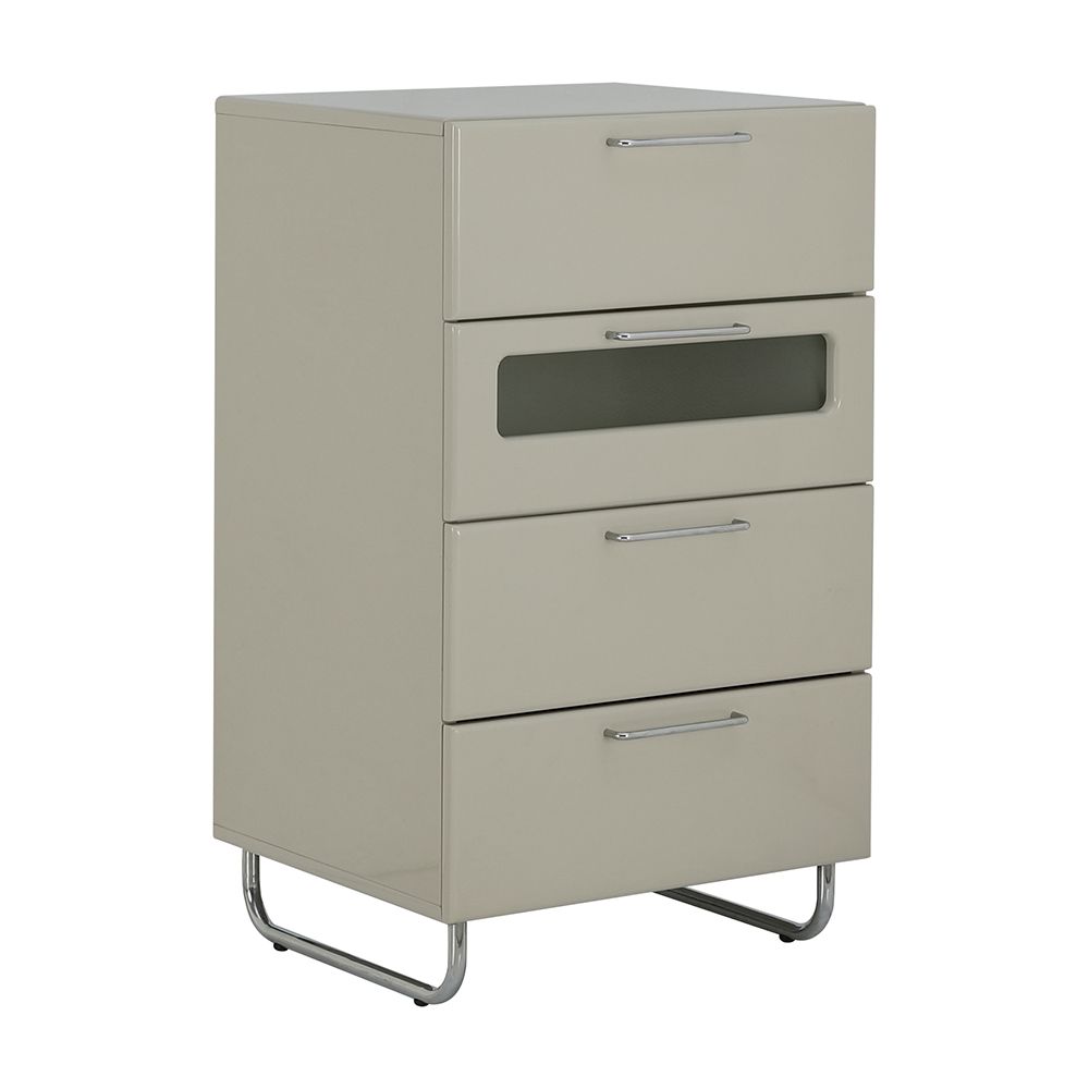 ตู้ 4 ลิ้นชัก รุ่นคาซาบลังก้า ขนาด 53.6 ซม. - สีหินทราย ไฮกลอส