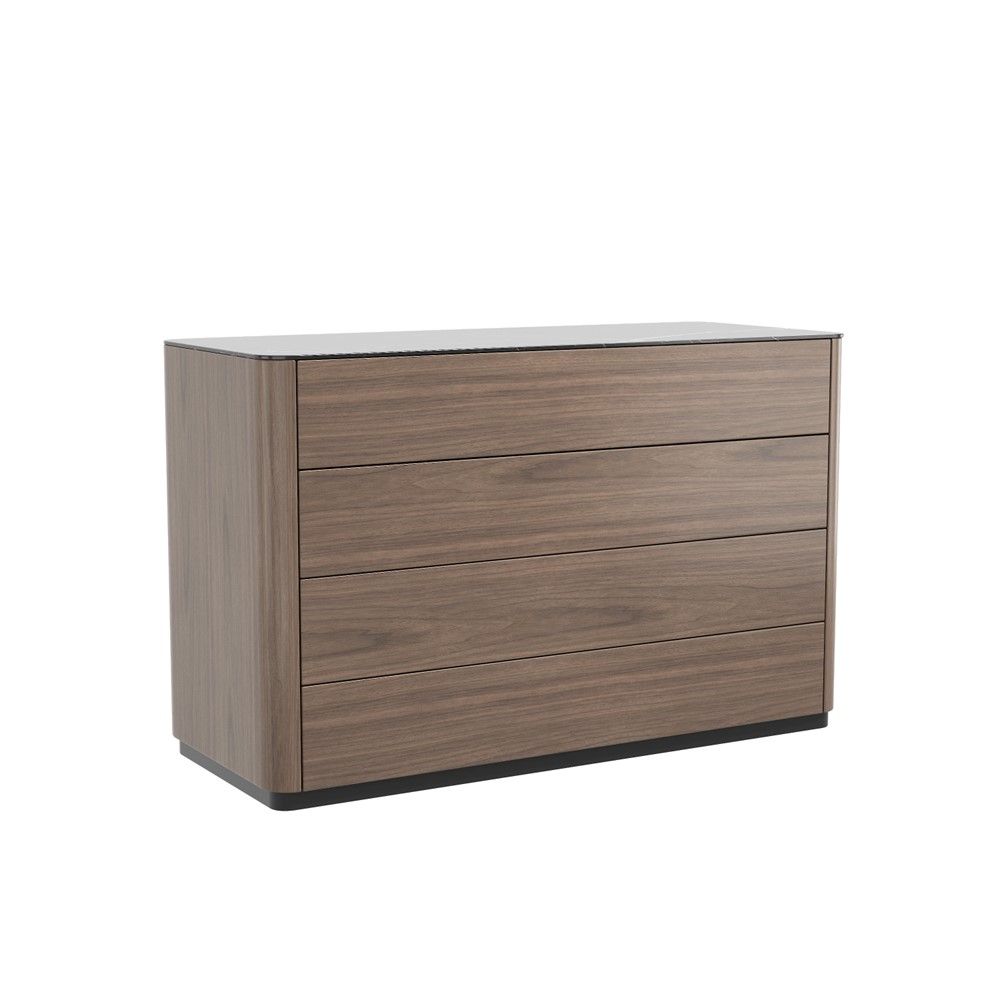 ตู้ 4 ลิ้นชัก รุ่นโดลเซ่ ขนาด 120 ซม. - สีวอลนัท