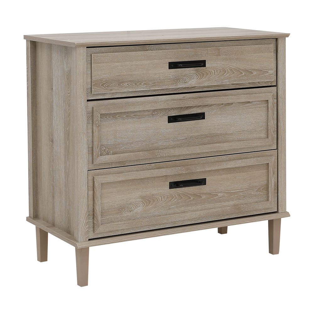 ตู้ 3 ลิ้นชัก รุ่นพรอว็องส์ - สีซิลเวอร์แอช