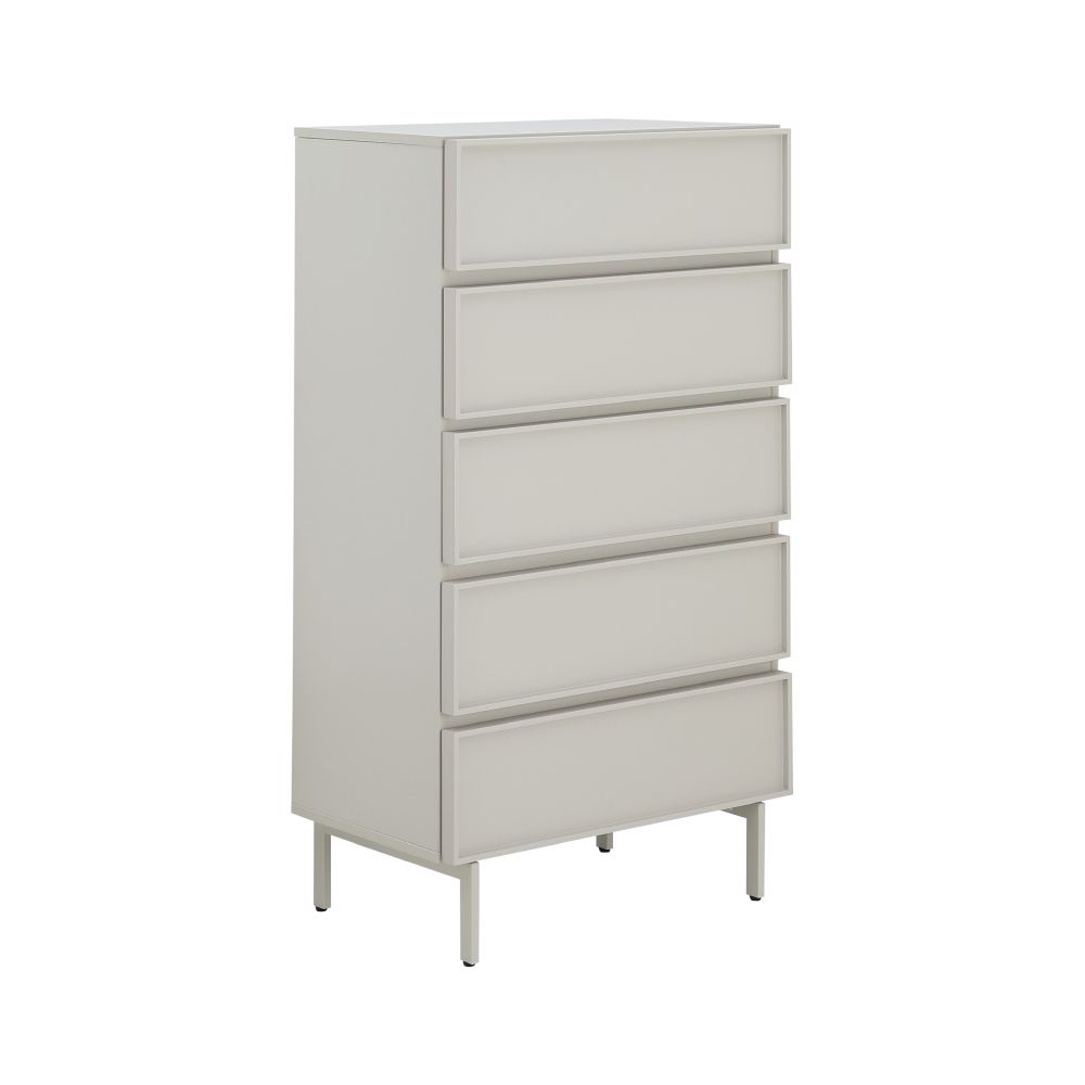 ตู้ 5 ลิ้นชัก รุ่นมิลิเนียน ขนาด 70 ซม. - สีเทา