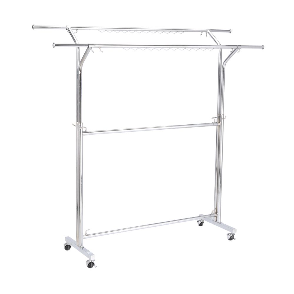 ราวตากผ้า รุ่นเรฟ ขนาด 212 x 50 x 200 ซม. - สีเงินโครเมี่ยม