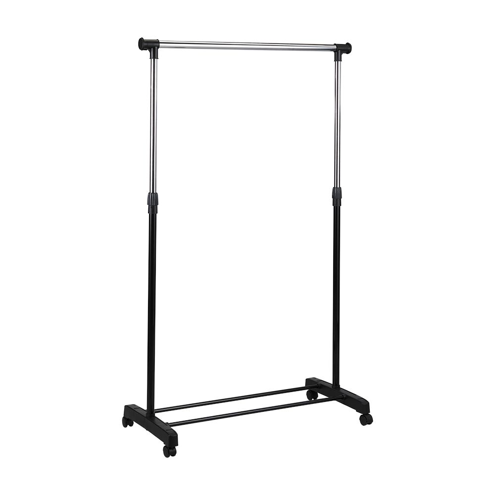 ราวตากผ้าบาร์เดี่ยว รุ่นเรย์ - สีดำ/เงิน