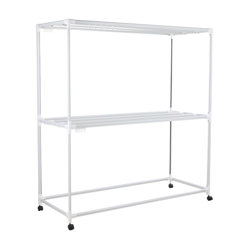 ราวตากผ้าเหล็กเคลือบสี รุ่นซันกิ ขนาด 1.5 เมตร - สีขาว