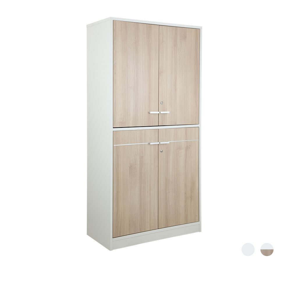 ตู้สูง 4 บานประตู รุ่นเวคตร้า ขนาด 80 ซม.