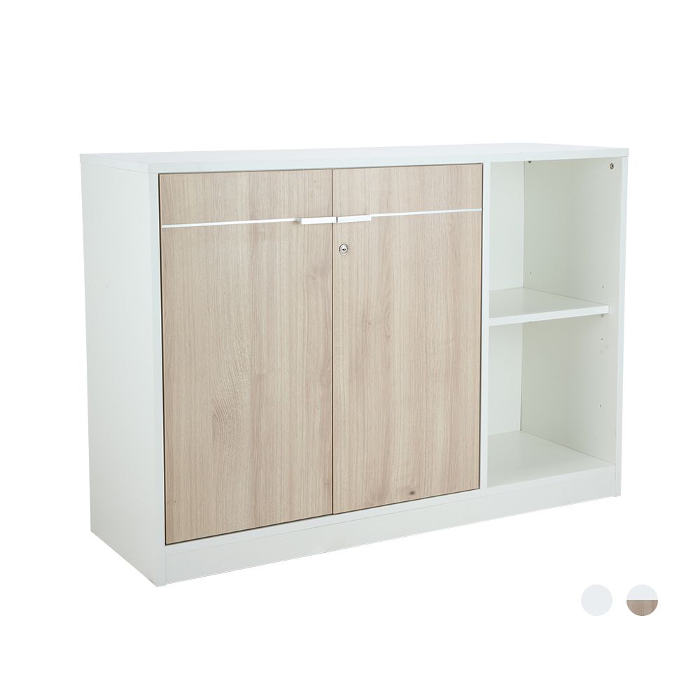 ตู้เตี้ย 2 บานประตู รุ่นเวคตร้า ขนาด 120 ซม.